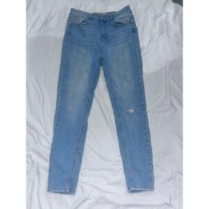 Wax Jean LA‎ Distressed Light Wash Denim Jeans Juniors Size 11/30